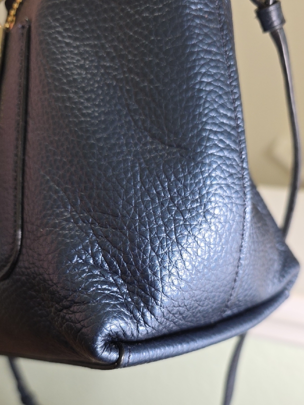 COACH F38877 Mini Emma Satchel/Crossbody In Metallic Navy NWOT - Picture 13 of 17